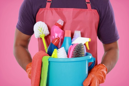Battersea cleaner providing detailed cleaning in a modern apartment