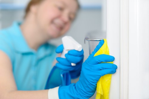 Battersea Cleaner staff following a responsible health and safety approach