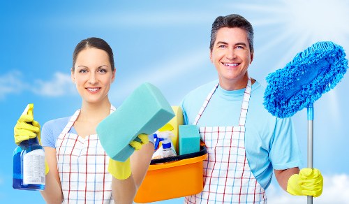Deep carpet cleaning equipment used in a Battersea home